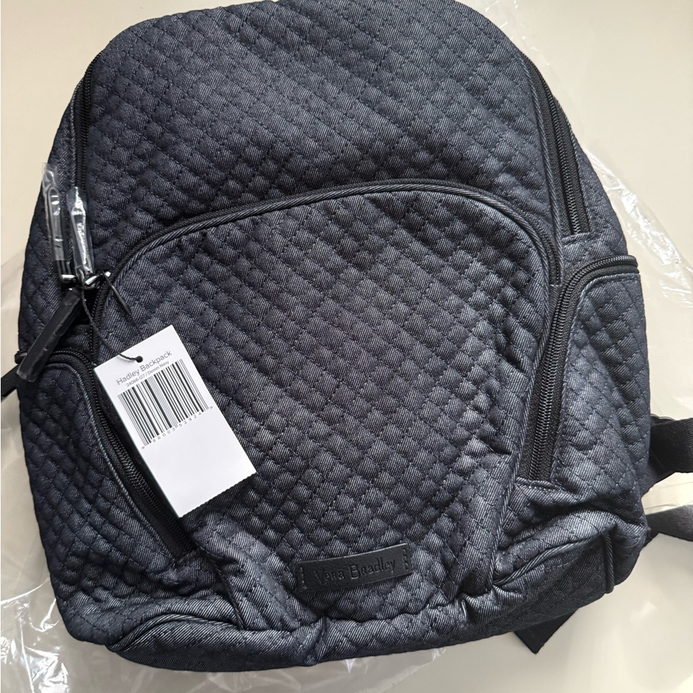 Vera Bradley Denim Quilted Backpack